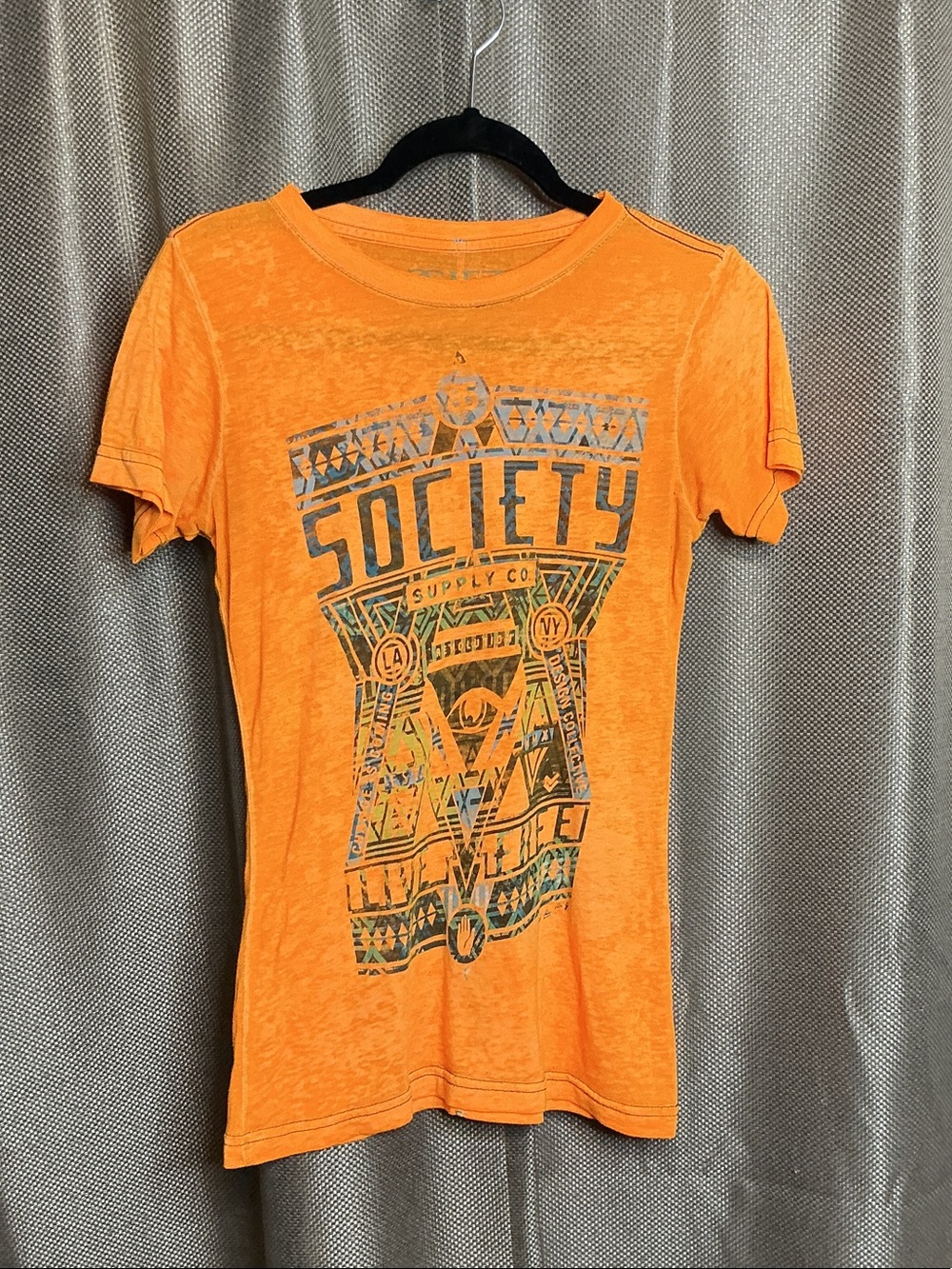 Women's Orange Graphic Tee